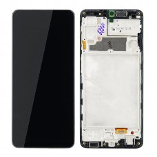 LCD+Touch screen Samsung A225 A22 4G juodas (black) originalas